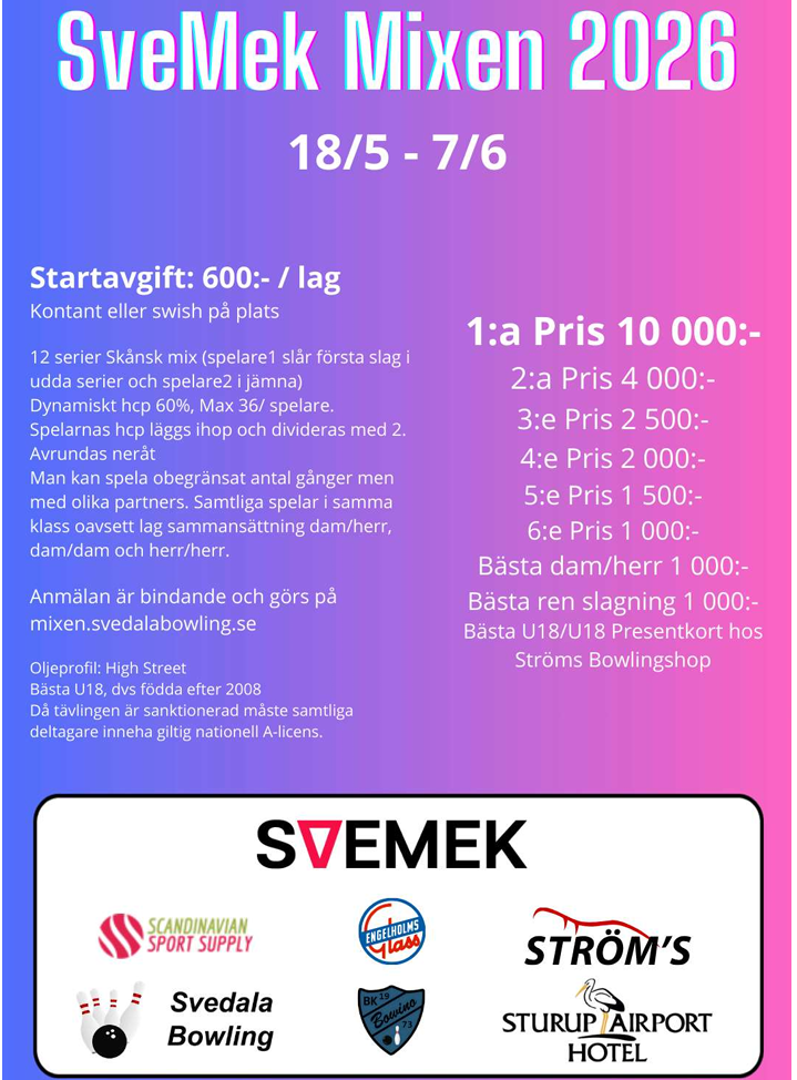 SveMek Mixen Svedala 2026